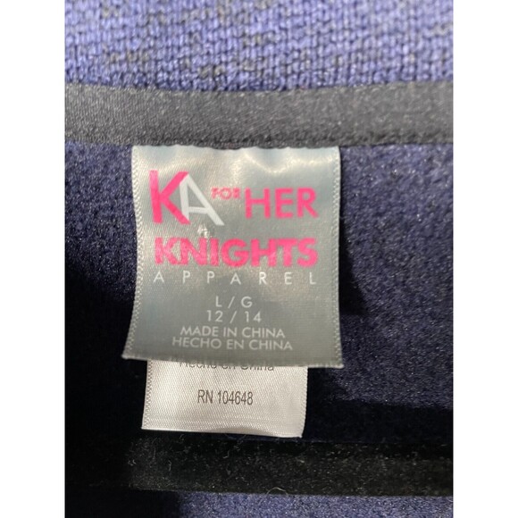 Arizona Wildcats U of A Blue Zipper Jacket w/ Pockets Women's L 12/14 - Picture 7 of 15